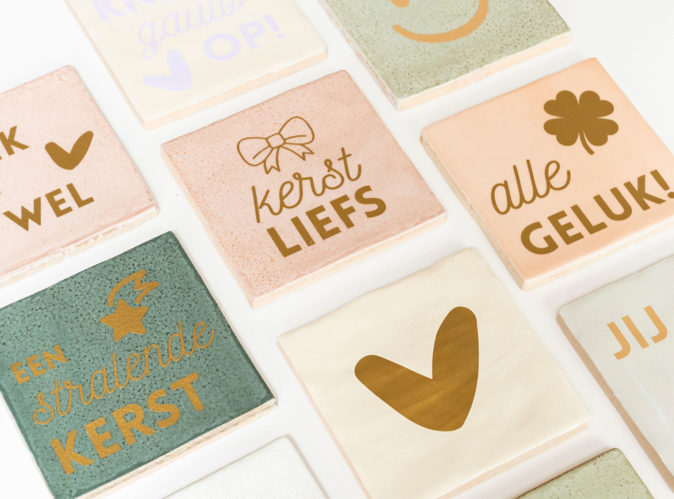 tegeltjes - kerst Lottea theegeltjes voor Kerst